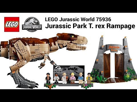 LEGO's BIGGEST Dinosaur: LEGO Jurassic World 75936 Jurassic Park T. rex Rampage