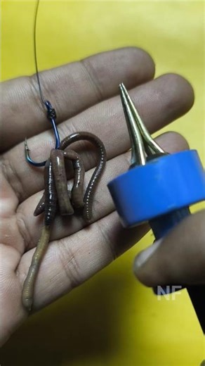 Tools for attaching fishing bait #shorts #fishing #trending