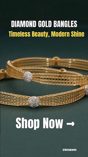 Stack. Shine. Slay. ✨The Lattice Luxe Diamond Bangle by Aniva Jewels