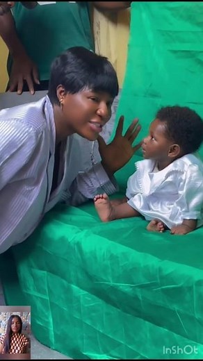 Nollywood actress, Destiny Etiko is shooting a new movie with her lookalike baby.so amazing.