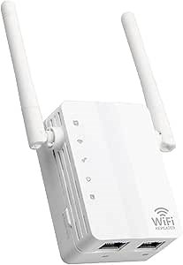 300M WiFi Booster WiFi Extenders Signal Booster for Home 2.4G Internet Booster Long Range with Ethernet Port WiFi Repeater Internet Extender WiFi Signal Booster WiFi Range Extender