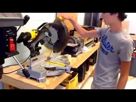 How to Lock & Unlock Miter Saw