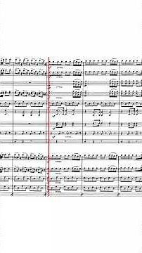 [with Score] Rossini: The Barber of Seville Overture (excerpt) #sheetmusic #classicalmusic