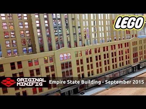 HUGE LEGO Empire State Building - Skyscraper Construction Project - September 2015 Update