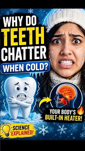 Why Teeth Go “Tak Tak Tak” in Cold 😱