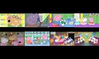 Mix of 8 videos from youtube : all peppa pig episodesjj