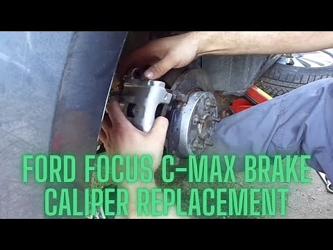 Ford focus C-MAX how to replace a brake caliper