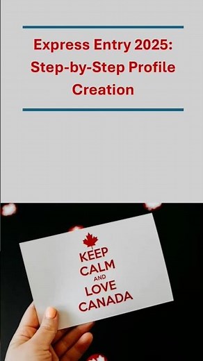 🇨🇦 Express Entry 2025: Step-by-Step Profile Creation... With Canada+...