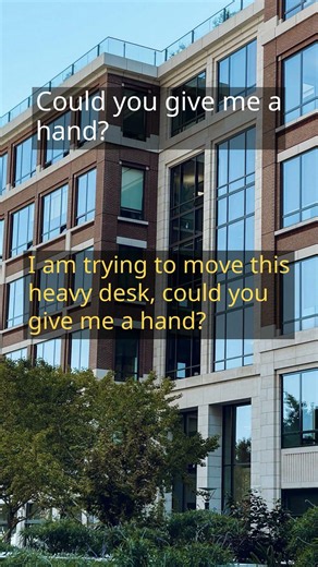 How to Ask for Help in English: "Could you give me a hand?" #Shorts