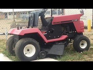 '87 Wizard Riding Lawnmower Project p1