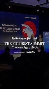 1.3K views | Washington Post Live’s “The Futurist Summit” brought together groundbreaking pioneers, influential policymakers and leading minds for dynamic conversations on the technologies shaping our future.  Watch the summit on demand at the link in our bio. #tech #technology #AI #techevent | Washington Post Live | Facebook