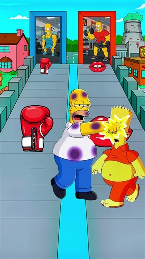 Radioactive Homer Simpson X Bart The Simpsons