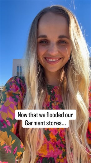 Shayla Egan | 🤍✨LETS FLOOD OUR TEMPLES✨🤍🤍 I went to do initiatories this morning and listening to the promises and blessings when wearing our garments... | Instagram