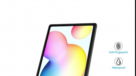 SPARIN 2 Pack Tempered Glass Screen Protector Compatible with Samsung Galaxy Tab S6 10.5 Inch with S Pen Compatible, Bubbles-free