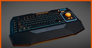 Keyboard Trackball Cyberpunk | 3D Electronics | Unity Asset Store