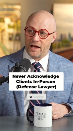 Briefing Attorney on Instagram: "I Never Acknowledge My Clients In Public #scary #real #story #funny"