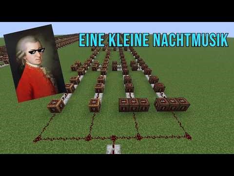 Eine Kleine Nachtmusik with Minecraft Note Blocks