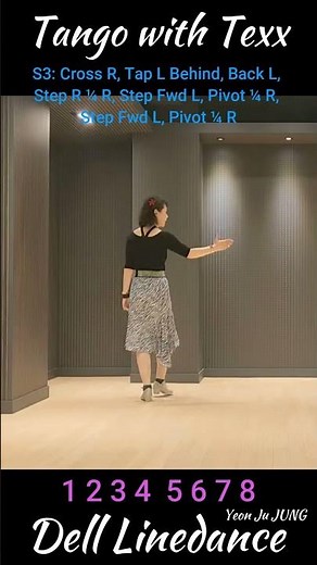 Tango with Texx (Count) Linedance / Easy Improver / #DellLinedance #LinedanceQueen #Linedance #Se...