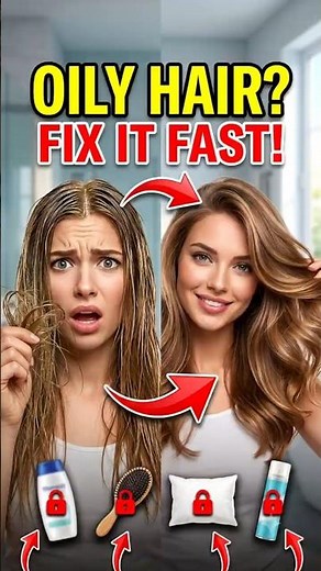 Hair Gets Oily Too Fast? 💇‍♀️ 6 Easy Fixes That Actually Work!