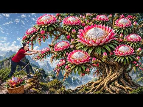 99 Days to Harvest Over 1000 Giant Death Protea Flowers for Sale | A Rare Flower FROM ANOTHER PLANET