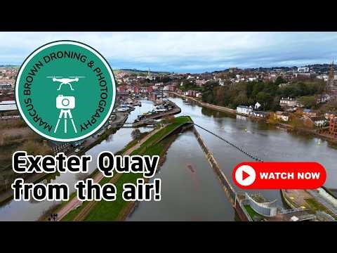 Exeter Devon From Above | Stunning Drone Footage of Exeter Quay (Feb 2026)