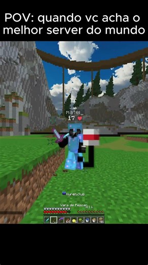 Quando vc acha o melhor server do mundo #wasd #wasdmc #minecraft #pvp #minecraftpvp