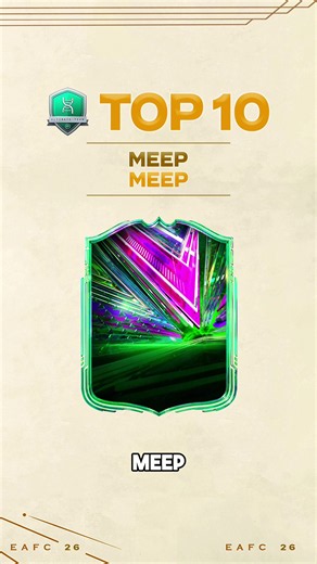 Top 10 Meep Meep evolutions! #fc26 #eafc #eafc26 | eafc