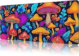 Amazon.com: NIYLYNSYN Colorful Abstract Artwork Gaming Mouse Pad,Large Non-Slip Thick Stitched Edge Mouse Mat for Home Office Gaming Keyboard Desk Pad (35.4 x 15.7 Inches) : Office Products