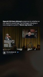 OpenAI CEO Sam Altman, speaking at the Vanderbilt Summit on Modern Conflict and Emerging Threats in April 2025, stated he would "never say never" to the company’s potential involvement in developing new weapons systems, citing unpredictable global scenarios. While Altman emphasized that OpenAI does not plan to create attack capabilities or autonomous weapons, he acknowledged the company’s evolving stance, including recent partnerships with defense firms and a $200 million Pentagon contract for n