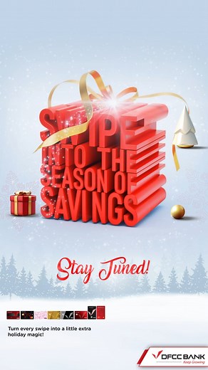 Ready to turn every swipe into a little extra holiday magic this season? Stay tuned! Get ready for the season with a DFCC Credit Card. Apply for a Card today on https://www.dfcc.lk/cards/credit-cards/credit-card-applications #DFCCBank #KeepGrowing #EasiestBanktoWorkwith #DFCCCCards #TheMostWonderfulSwipeOfTheYear | DFCC Bank