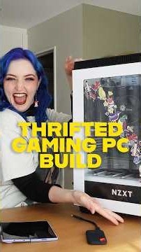 Building a gaming PC out of ONLY thrifted parts! ♻️