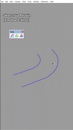 스케치업 루비(sketchup ruby)_Toolbar Editor #shorts