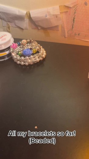 Ill show rubber band next! ^^ #angsbracelets #bracelets #beadedbracelets #beadedbraceletslovers #smallbusiness #glassbeads #crystalbracelets #glassbracelets