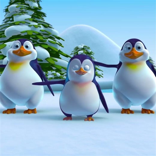 Penguins Attention | Fun For Kids TV Nursery Rhymes & Baby Songs #shortsforkids