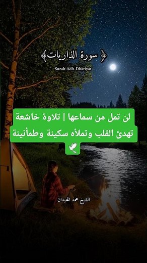 سورة الذاريات | تلاوة خاشعة بصوت يهدئ القلب🕊️ #القرآن #اكسبلور #راحة_نفسية #Quran #fyp #quran #viral