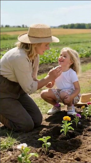 From scrubbing floors to owning the flower fields. 🌻👑