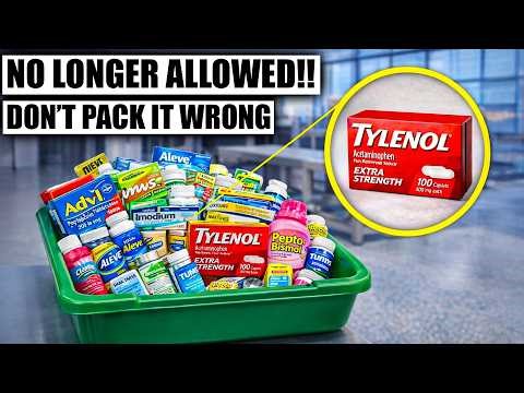 TSA Will CONFISCATE These 7 Medications (Unless You Do This)
