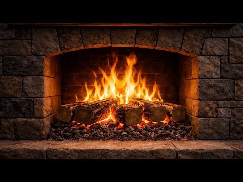 Silent Fireplace Ambience (No Sound) – Calm Fire for Focus and Relaxation