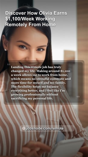 How Olivia Earns $1,100/Week Working Remotely From Home | Step-by-Step Guide