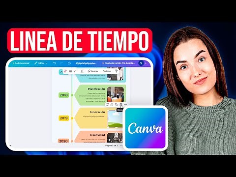 Como HACER una LINEA DE TIEMPO en Canva (Guia Completa!)