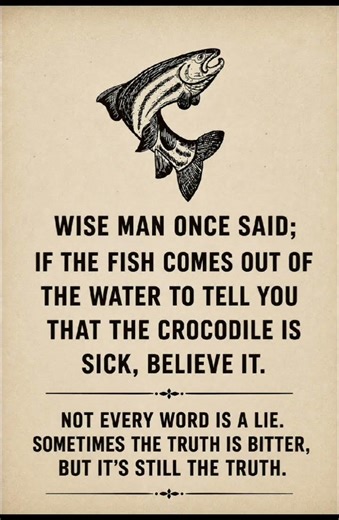 Wise Man Once Said… 🐟If The Fish Warns You… Believe It 🔥 | Deep Life Lesson | Motivation Shorts