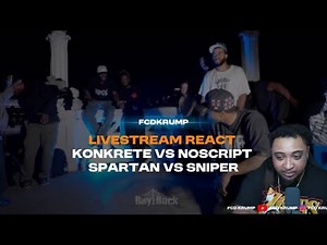 FCD LIVESTREAM KONKRETE vs NOSCRIPT | SPARTAN vs SNIPER by DIRTYYO