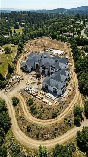 From Raw Land to Luxury Mansion | Amazing 3D Building Transformation 🔥