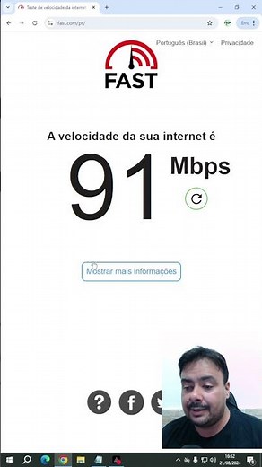 TESTE VELOCIDADE DA SUA INTERNET