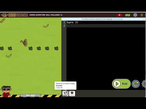 CodeMonkey Skill Mode 1-6