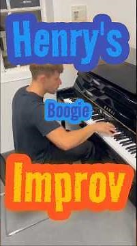 'Henry's Boogie Improv!!' Boogie Woogie on the Kawai..