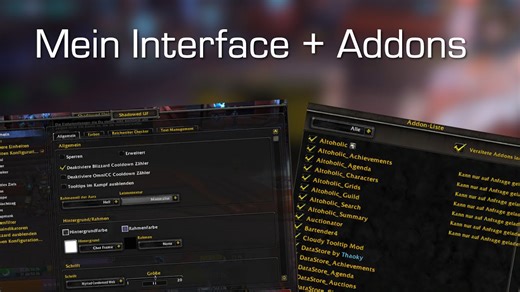 Mein Interface + alle verwendeten Addons [World of Warcraft: Shadowlands]