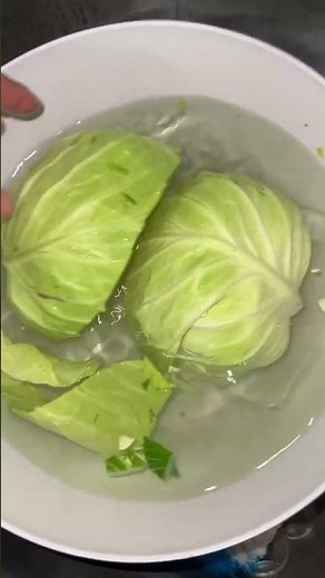 Clean your cabbage! #produce #cabbage #green