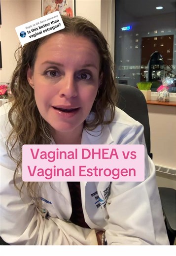 Replying to @GK Sen DHEA vs vaginal estrogen? Answering what we know and whether you can be on both. #estrogen #dhea #breastcancer