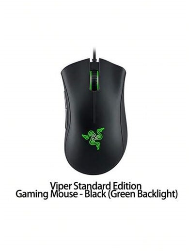 DeathAdder Essential Gaming Mouse, Optical Engine, Mechanical Micro-Switch 10 Million Clicks, Classic Contrast Color, Ultra-Soft Paracord Cable, Official Gaming Peripheral, Black | SHEIN